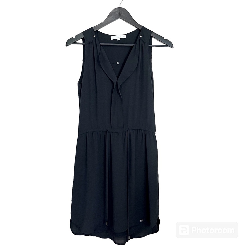 Monk & Lou Sleeveless V-Neck Mini Dress